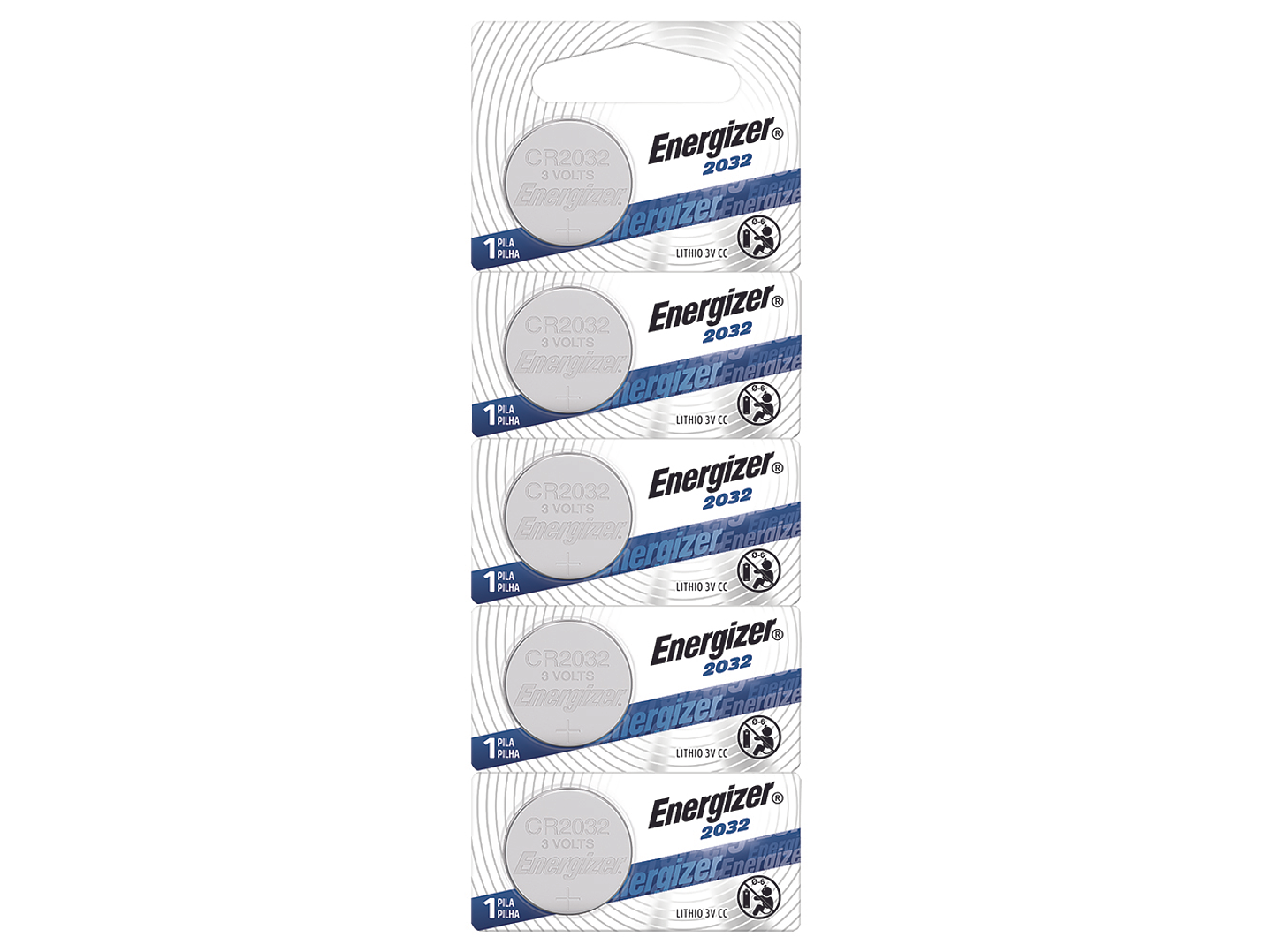 Pack 5 Pilas Cr 2032 Energizer Lithium 1