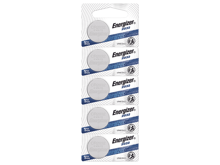Pack 5 Pilas Cr 2032 Energizer Lithium 1