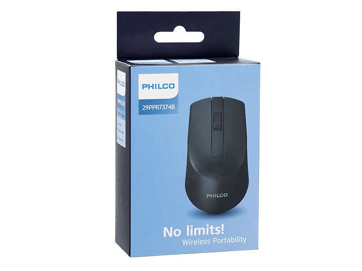 Mouse Inalambrico Philco Negro 29PPR7374B 2