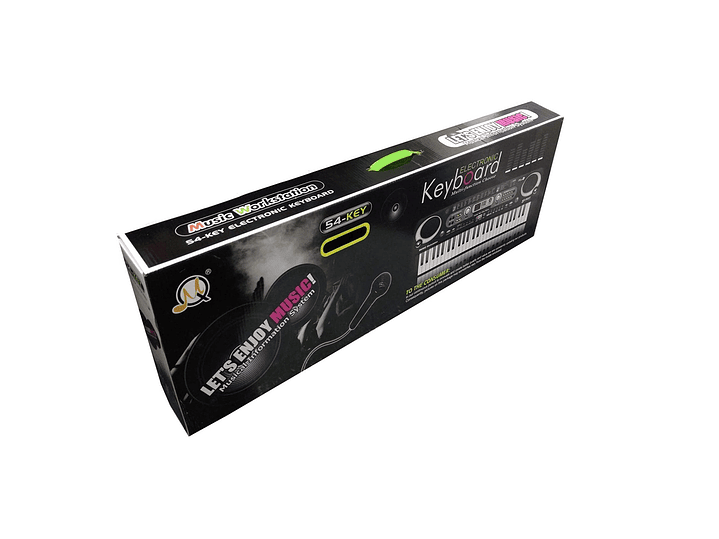 Piano Teclado Electronico Infantil MQ5412 54 Teclas Con Mic 4