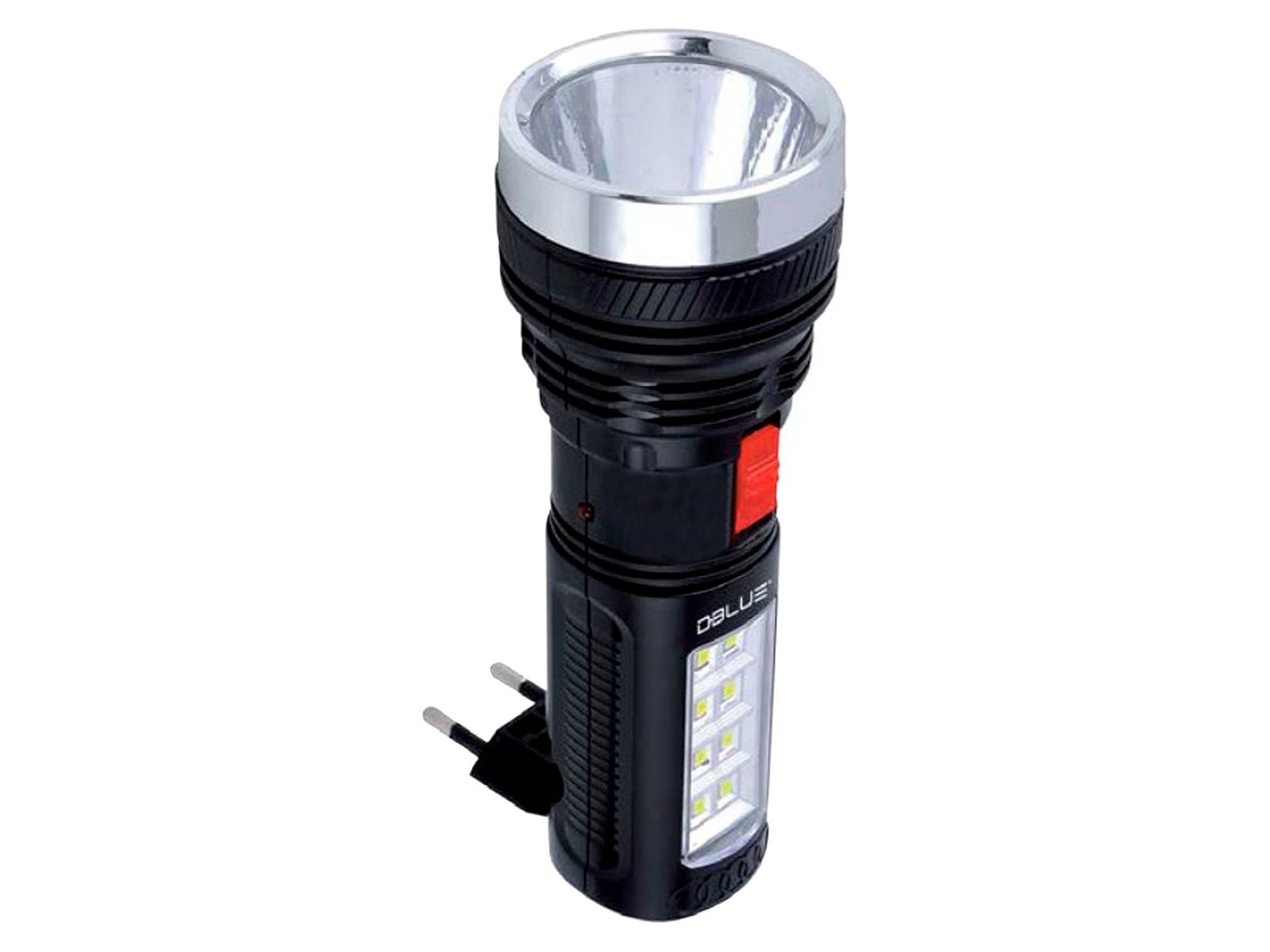 Linterna Mano 8 + 1 led Recargable Dblue 1