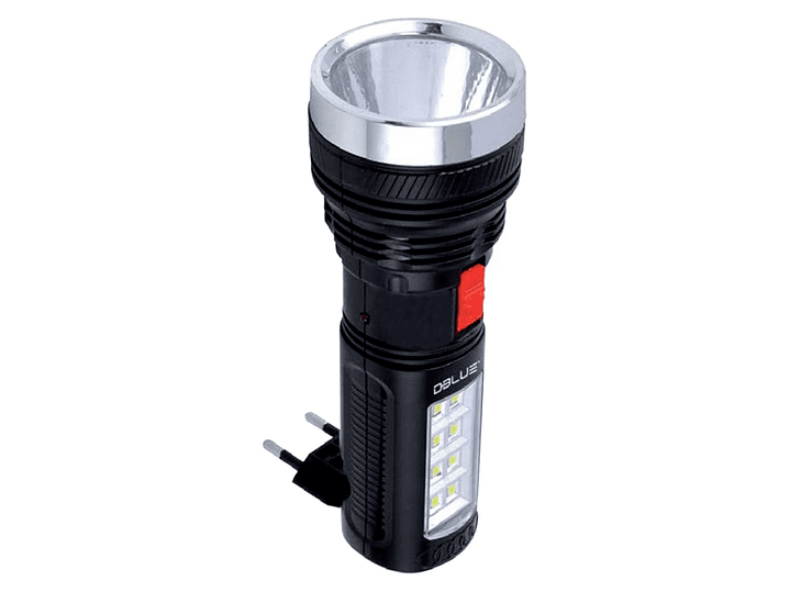 Linterna Mano 8 + 1 led Recargable Dblue 1