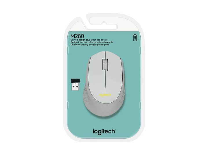 Mouse Inalambrico Logitech M280 Gris 2
