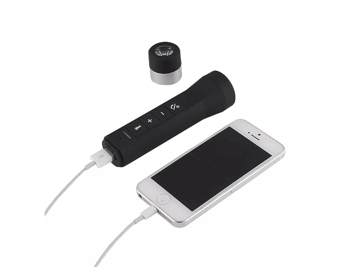 Linterna Parlante BT FM Soporte Bicicleta Dblue 3