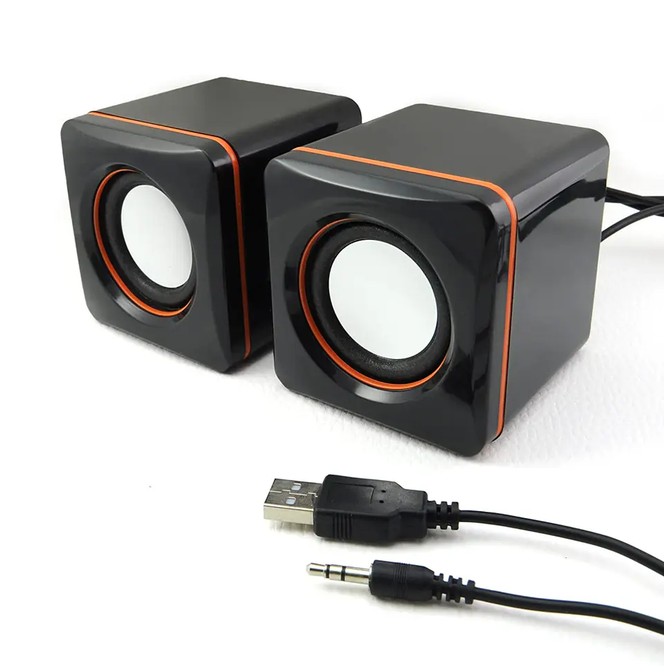 Parlantes para PC Notebook Estereo Usb Dblue 2