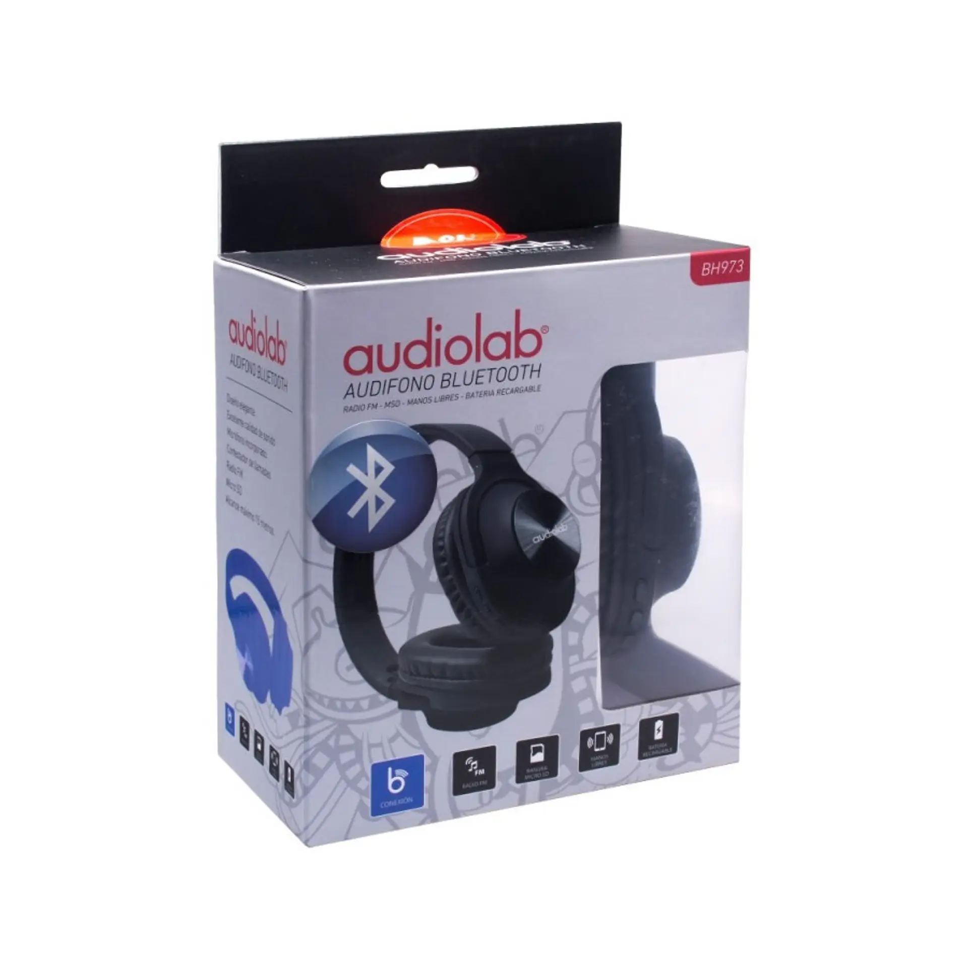 Audifono Bluetooth Audiolab BH973 Negro 3