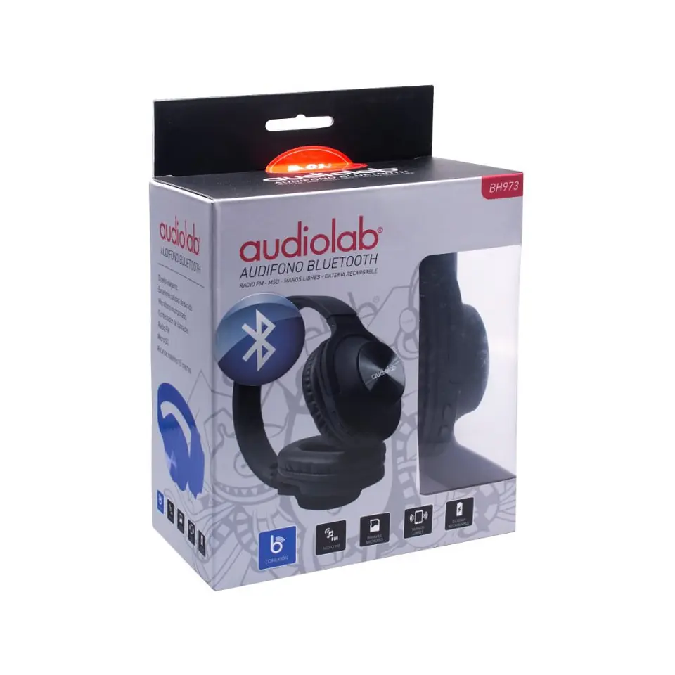 Audifono Bluetooth Audiolab BH973 Negro 3