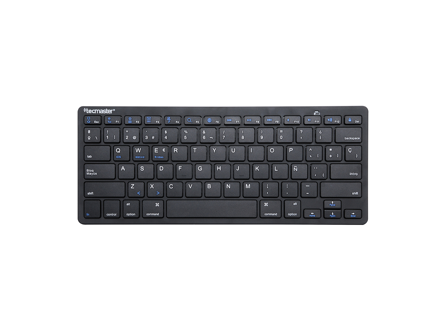 Mini Teclado Bluetooth Tecmaster Negro TM-100506 1