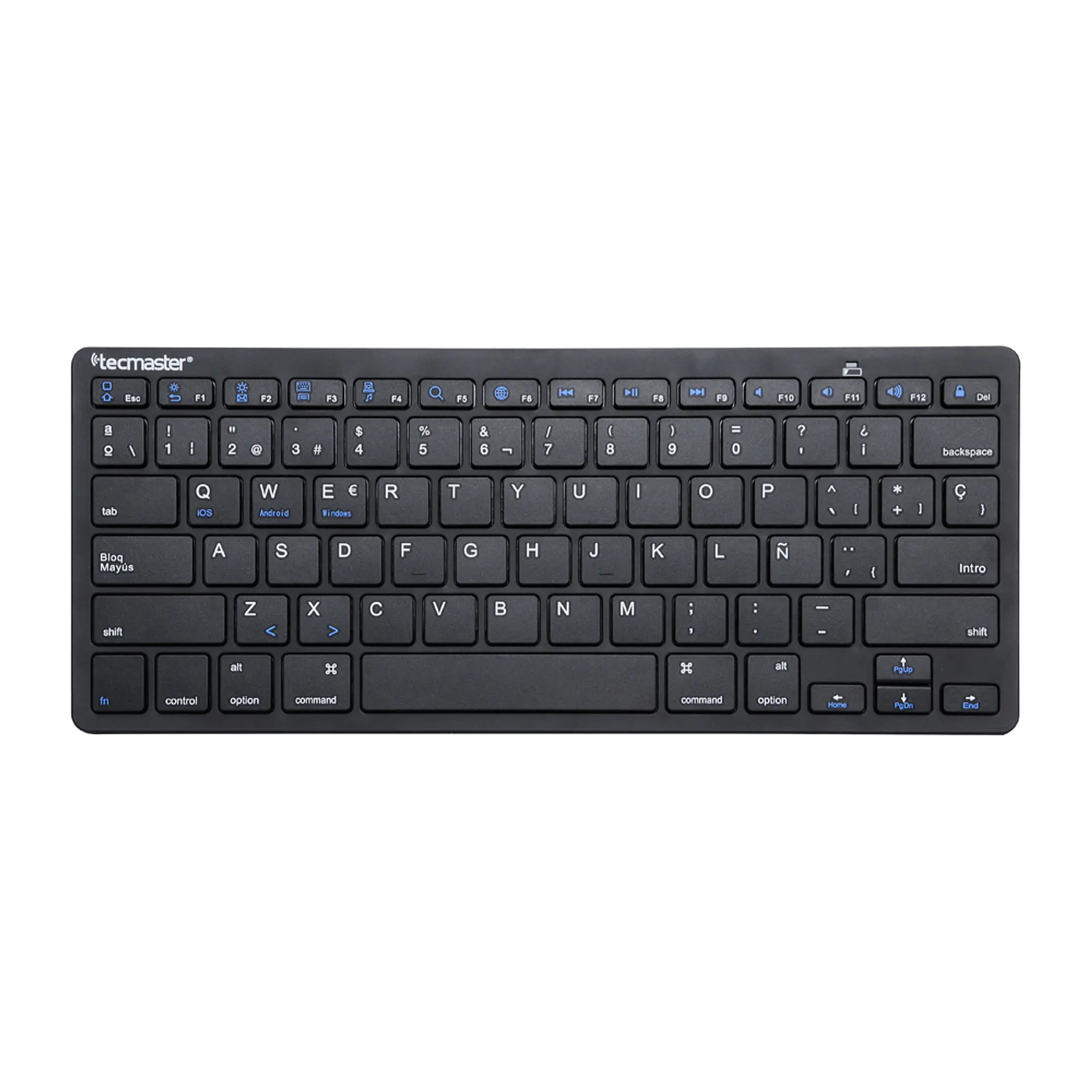 Mini Teclado Bluetooth Tecmaster Negro TM-100506 1