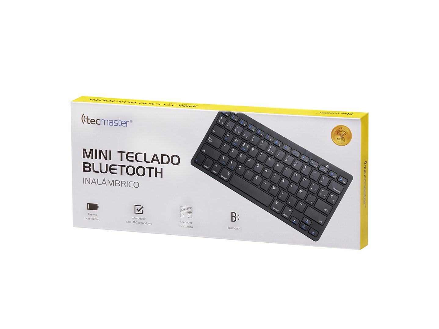 Mini Teclado Bluetooth Tecmaster Negro TM-100506 3