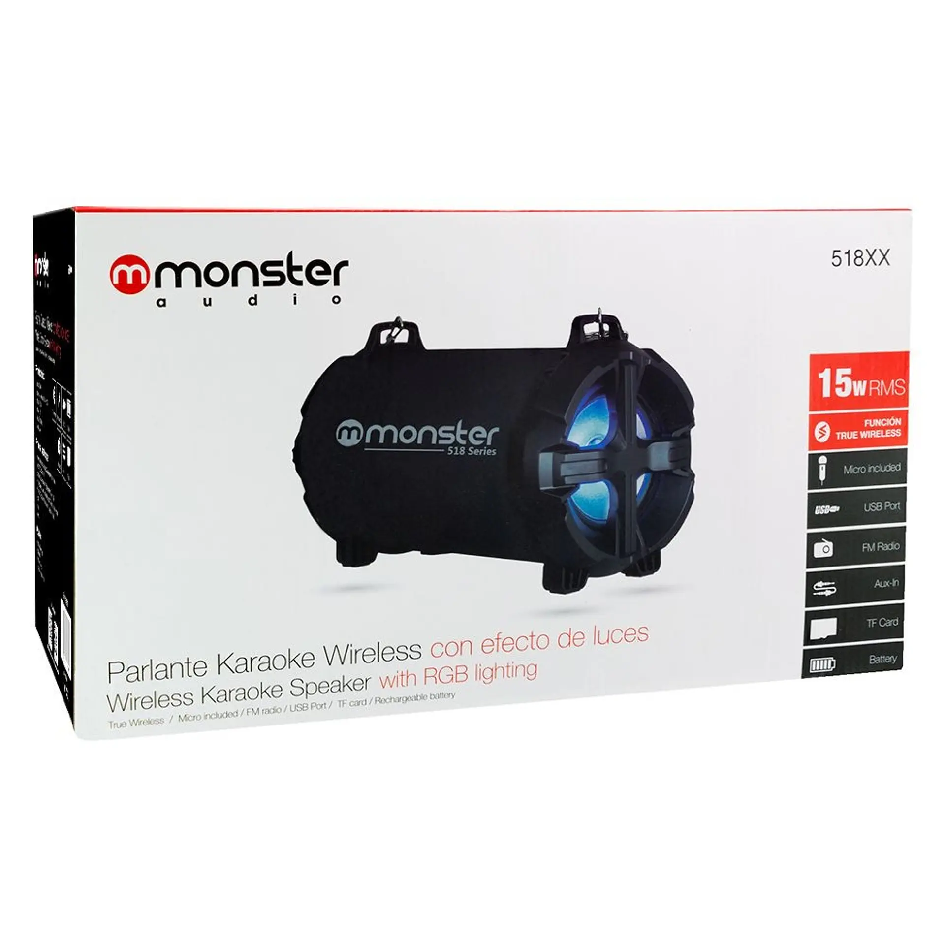 Parlante Bazooka Karaoke 518xx Monster 2