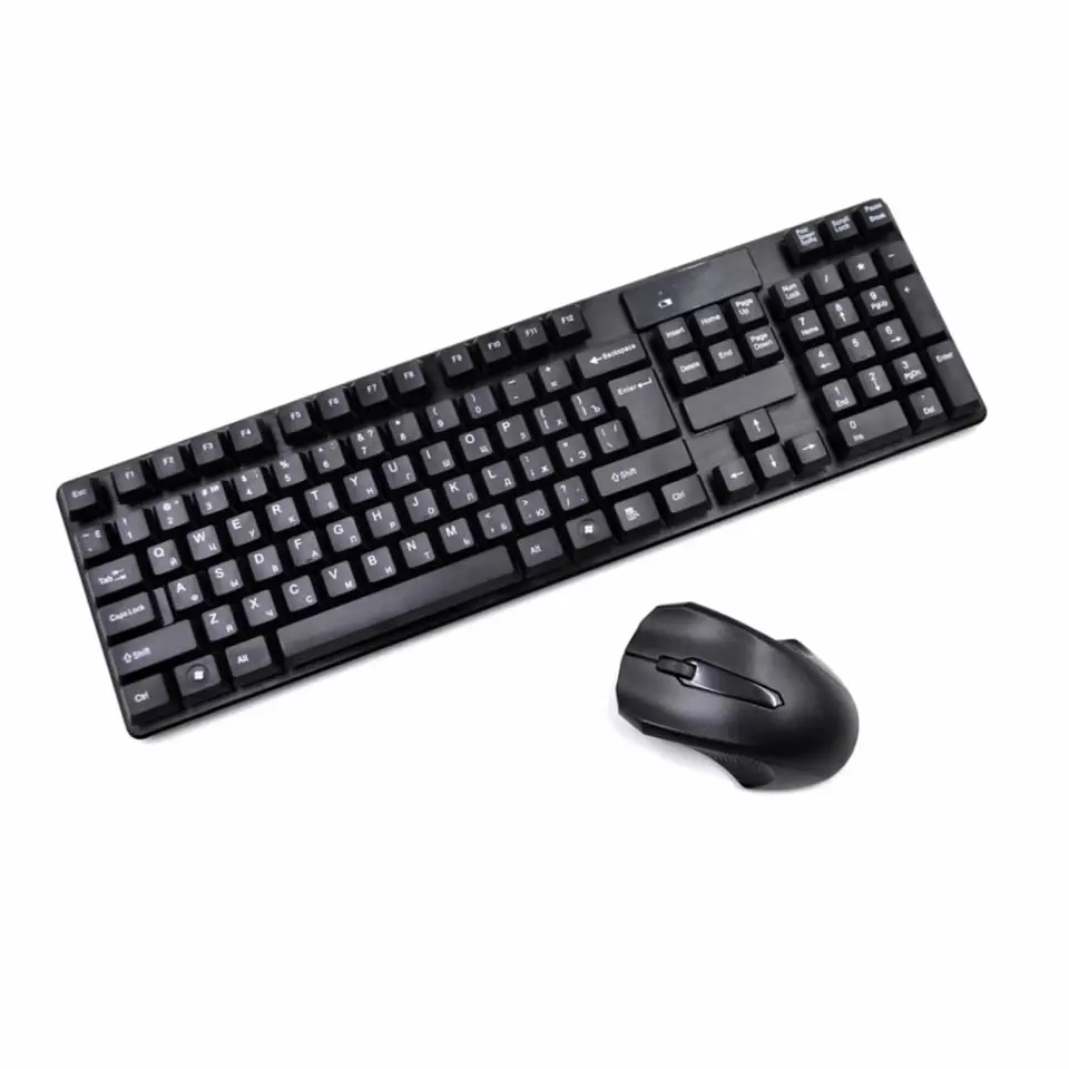 Kit Combo Teclado y Mouse Inalámbricos TJ-808 1