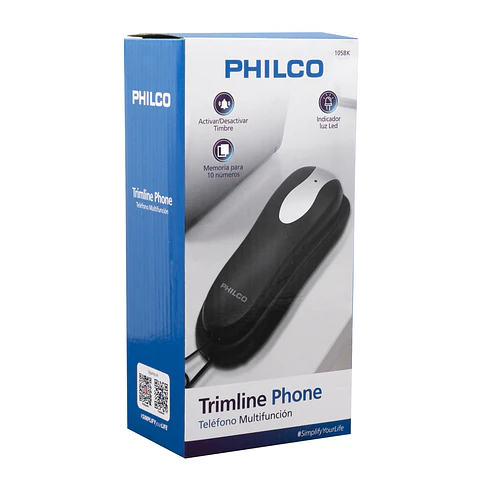 Telefono Fijo Philco Gondola 105BK Negro