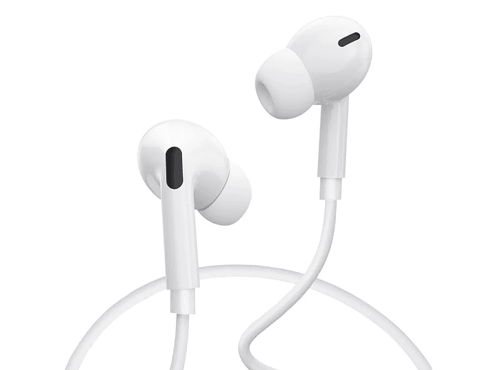 Audifonos con Mic Blanco Jack 3.5mm Tecnolab 2