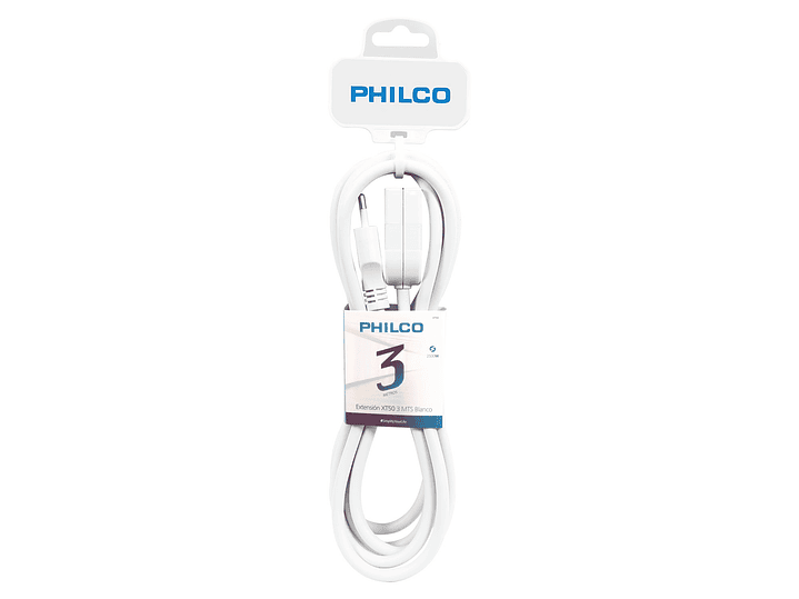 Alargador Extension Electrica 3 mts Philco 1