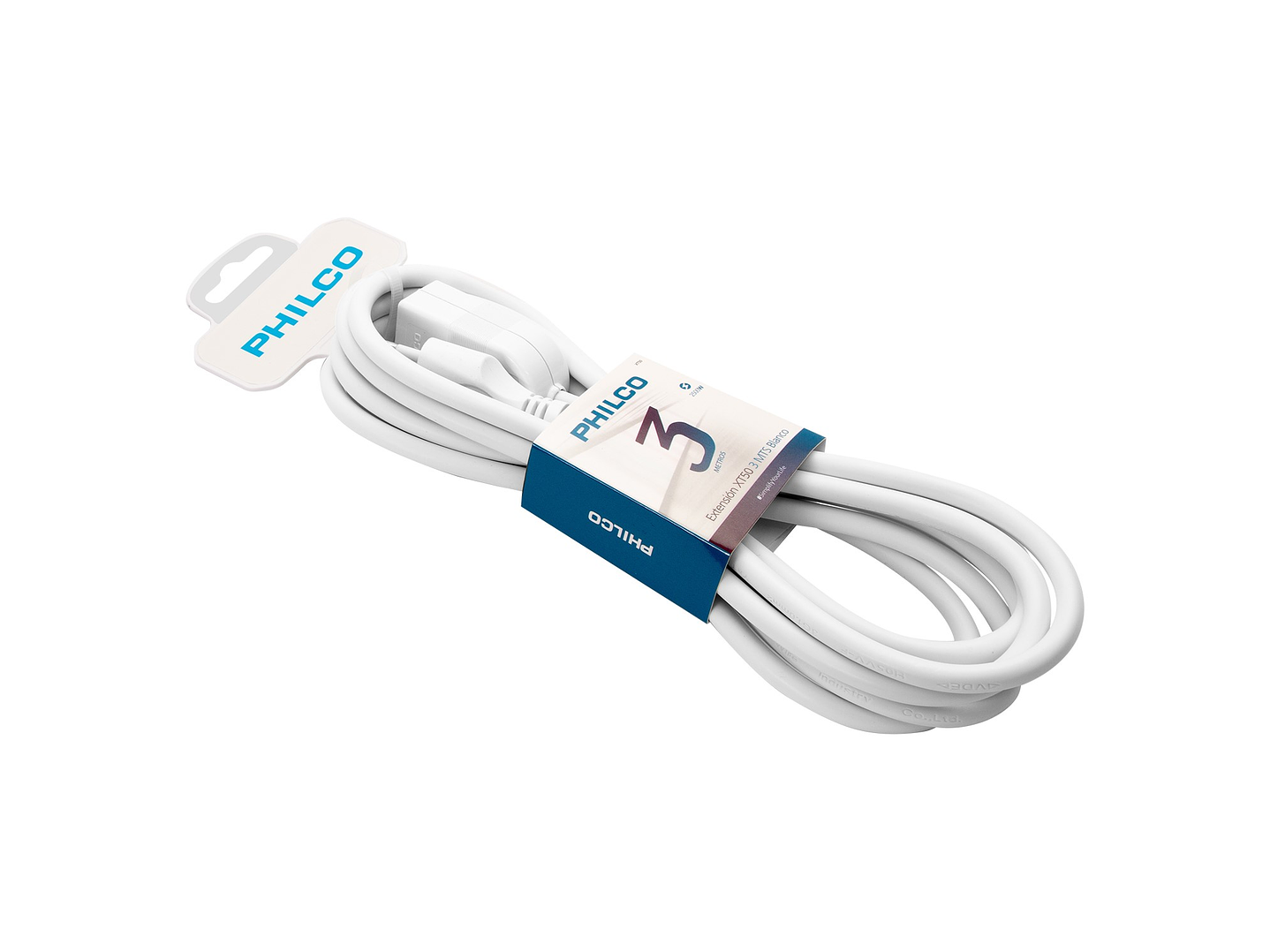 Alargador Extension Electrica 3 mts Philco 2