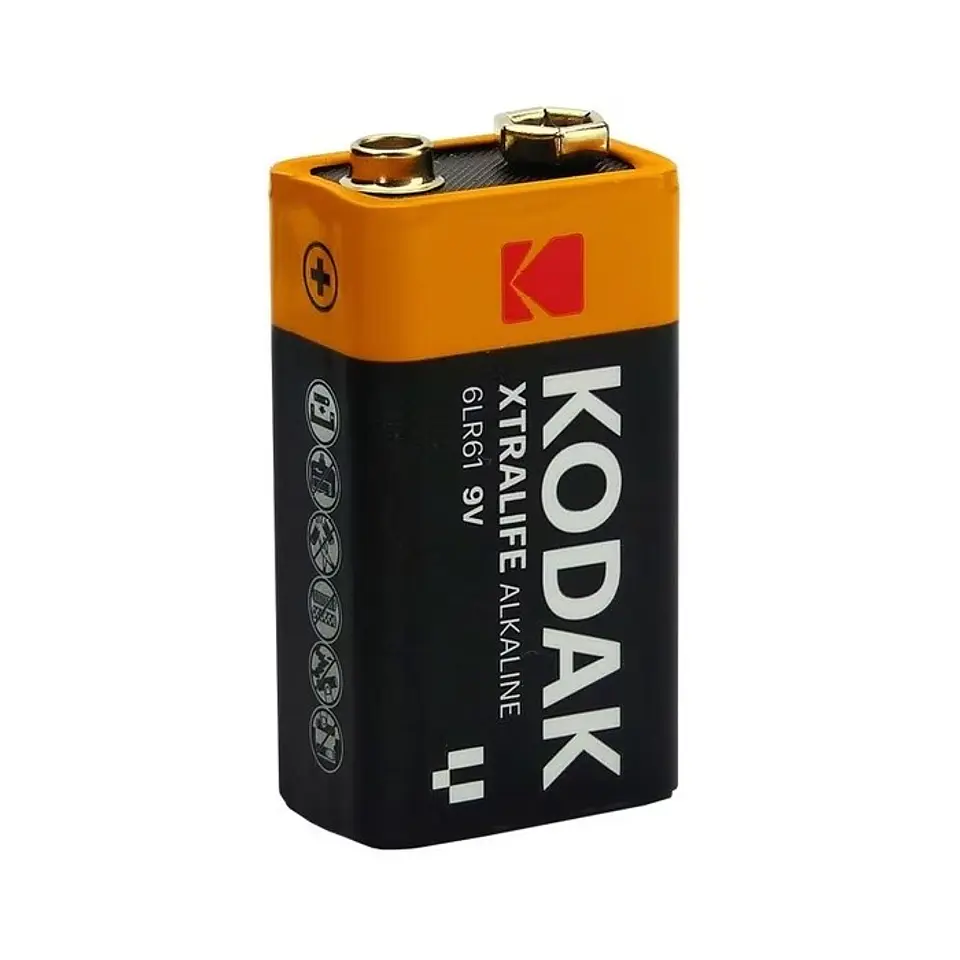 Bateria 9v Kodak Alcalina Xtralife 3