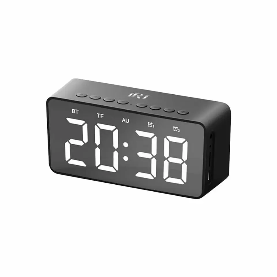 Radio Reloj Despertador Bluetooth Irt Espejo 1