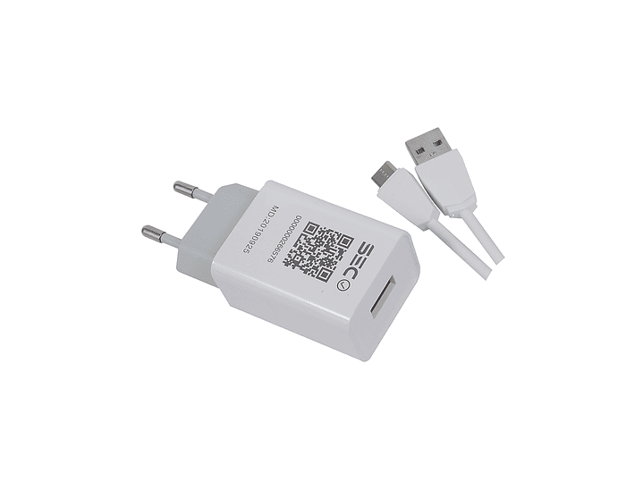 Cargador Pared 1 Usb 3A Tecmaster Blanco 1