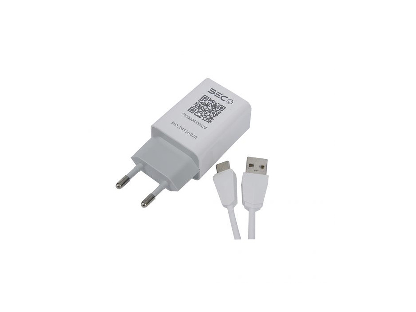 Cargador Pared 1 Usb 3A Tecmaster Blanco 2