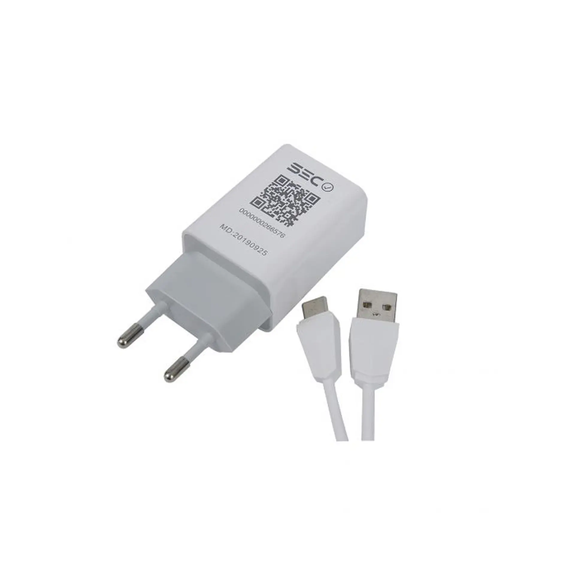 Cargador Pared 1 Usb 3A Tecmaster Blanco 2