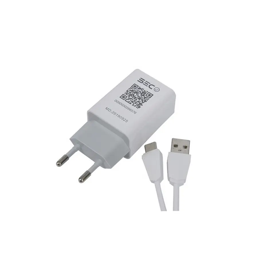 Cargador Pared 1 Usb 3A Tecmaster Blanco 2