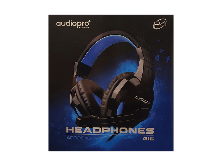 Audifono Gamer Microfono Audiopro 016 Azul 2