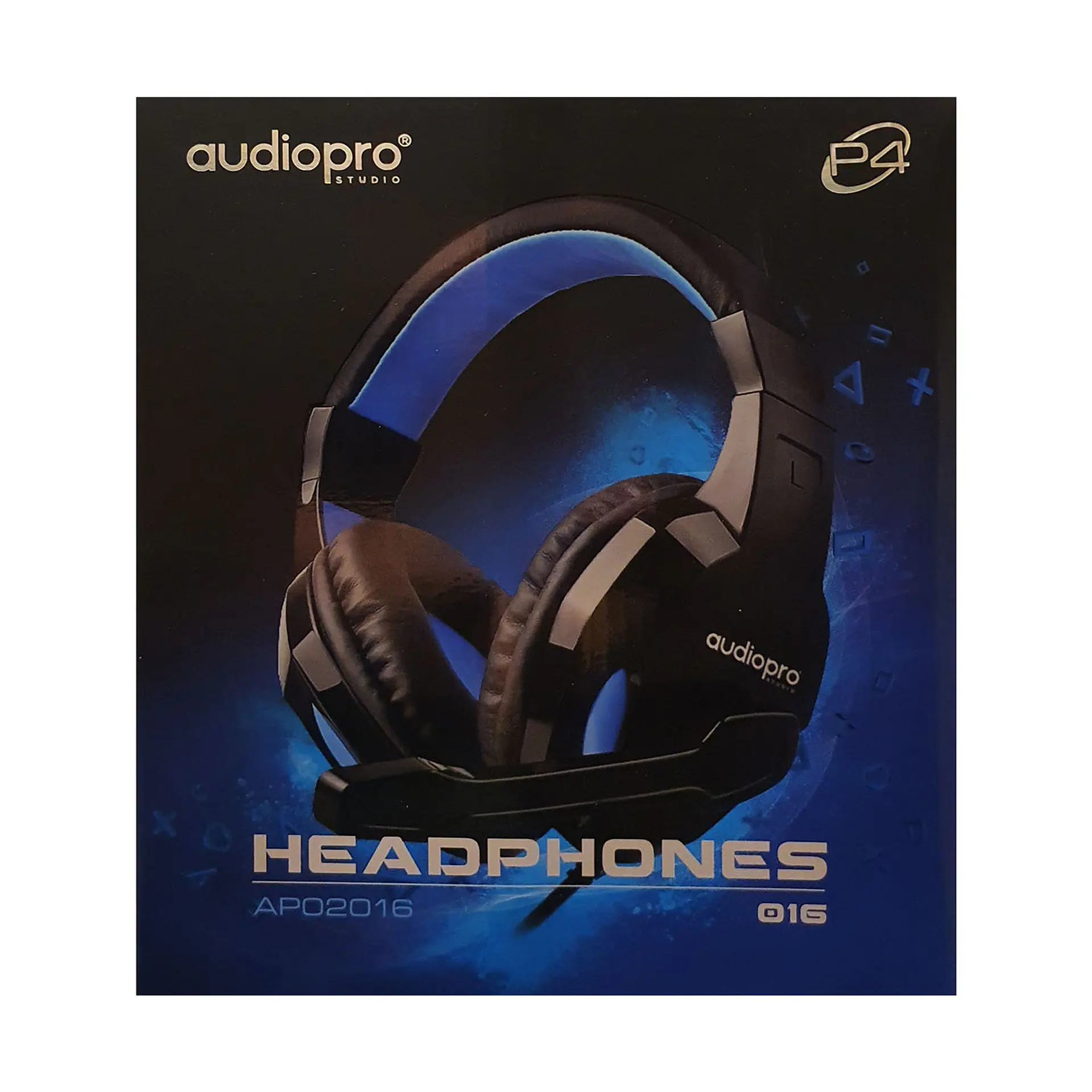 Audifono Gamer Microfono Audiopro 016 Azul 2