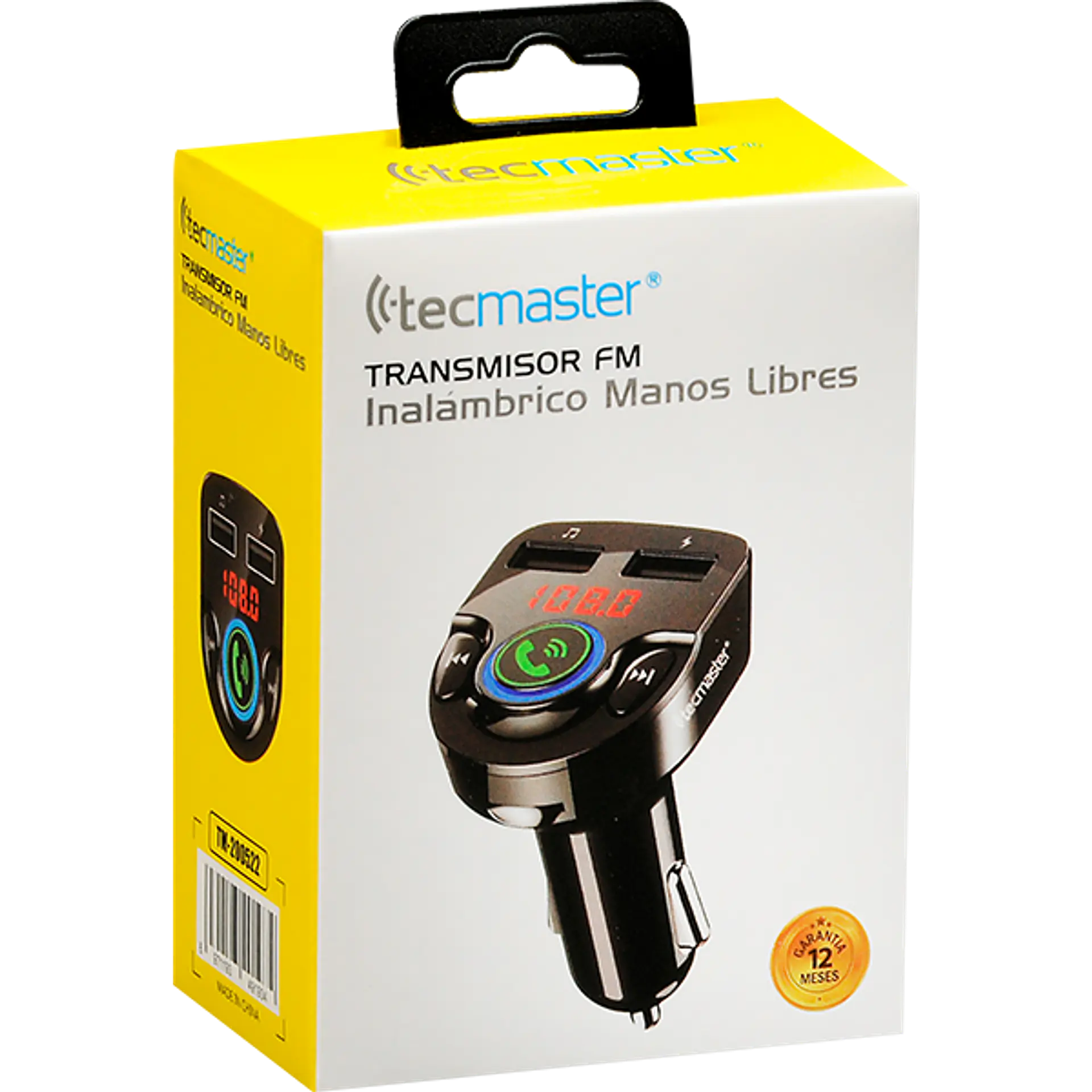 Transmisor Fm Tecmaster Bluetooth 6