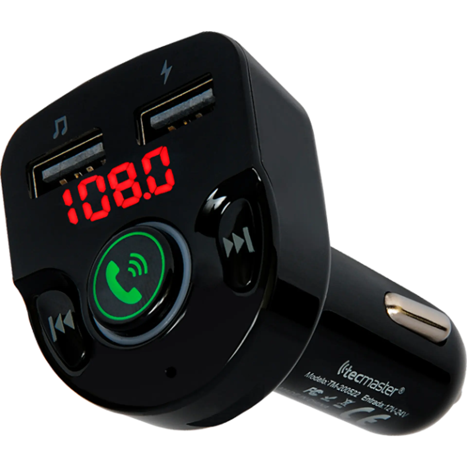 Transmisor Fm Tecmaster Bluetooth 7