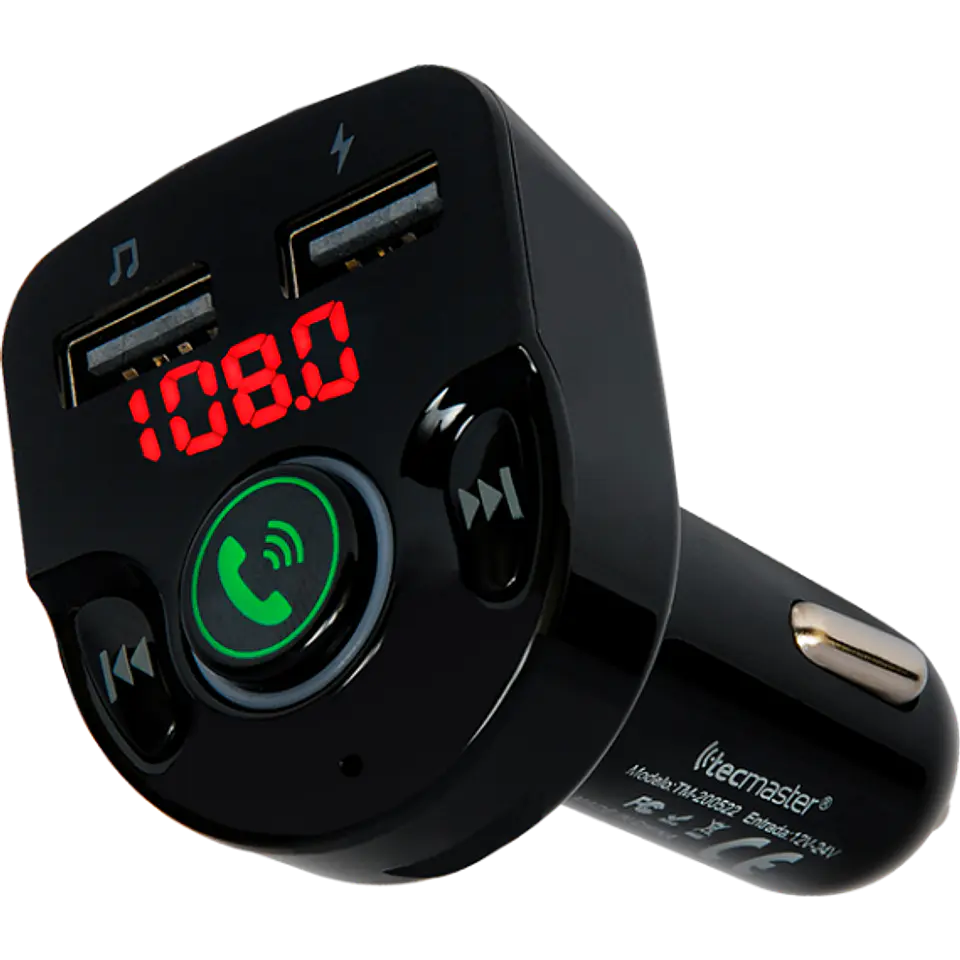 Transmisor Fm Tecmaster Bluetooth 7