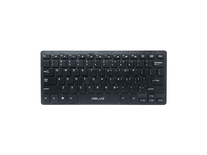 Mini Teclado Usb Dblue Negro Slim Cableado 1