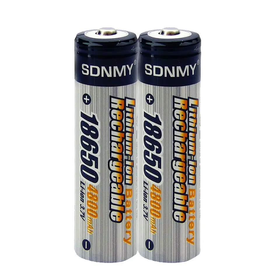 Pack 2 Bateria Recargable 18650 4800 Mah 3.7v Sdnmy 1