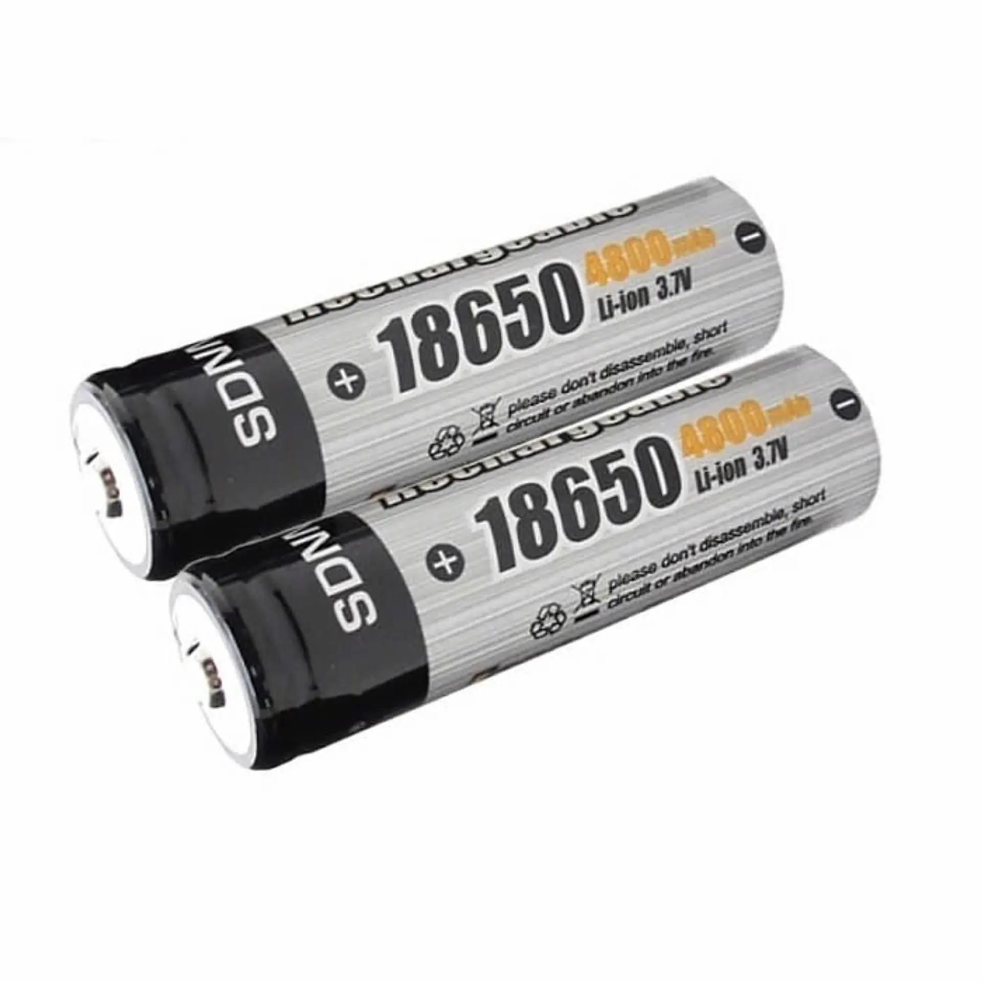 Pack 2 Bateria Recargable 18650 4800 Mah 3.7v Sdnmy 2