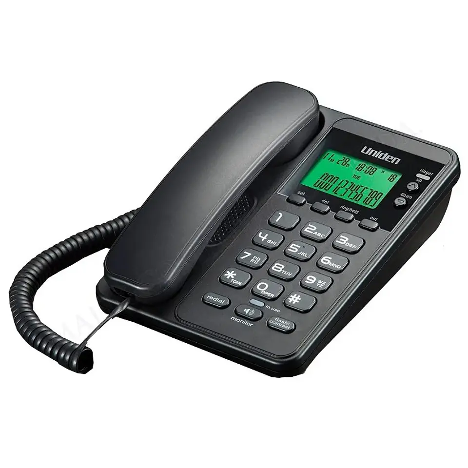 Telefono Fijo Uniden Negro AS6404 Con Visor 1