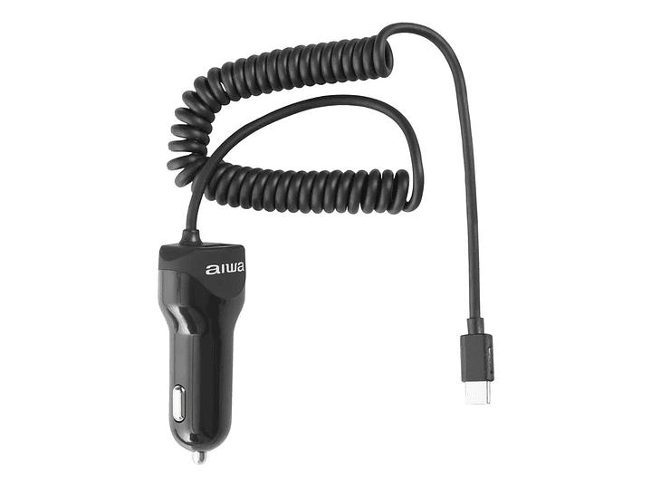 Cargador Aiwa Celular Auto Cable Tipo C + Usb 1