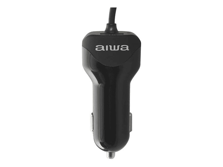 Cargador Aiwa Celular Auto Cable Tipo C + Usb 3
