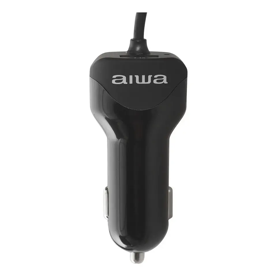 Cargador Aiwa Celular Auto Cable Tipo C + Usb 3