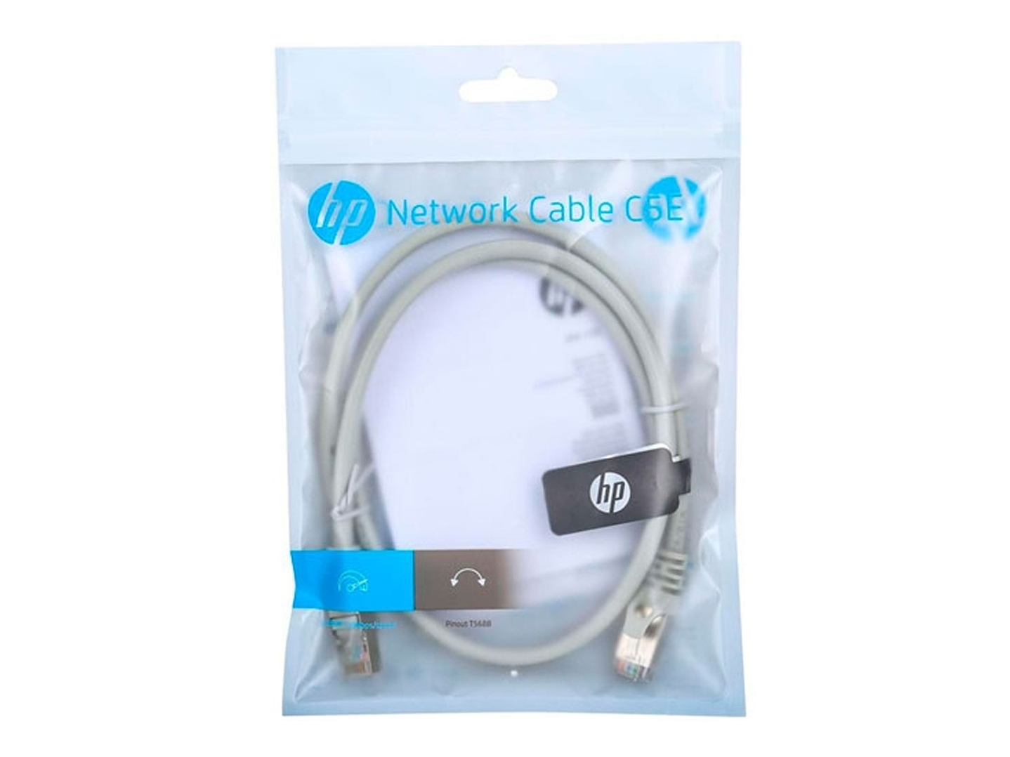 Cable de Red HP 2 Metros Upt Cat 5e 2