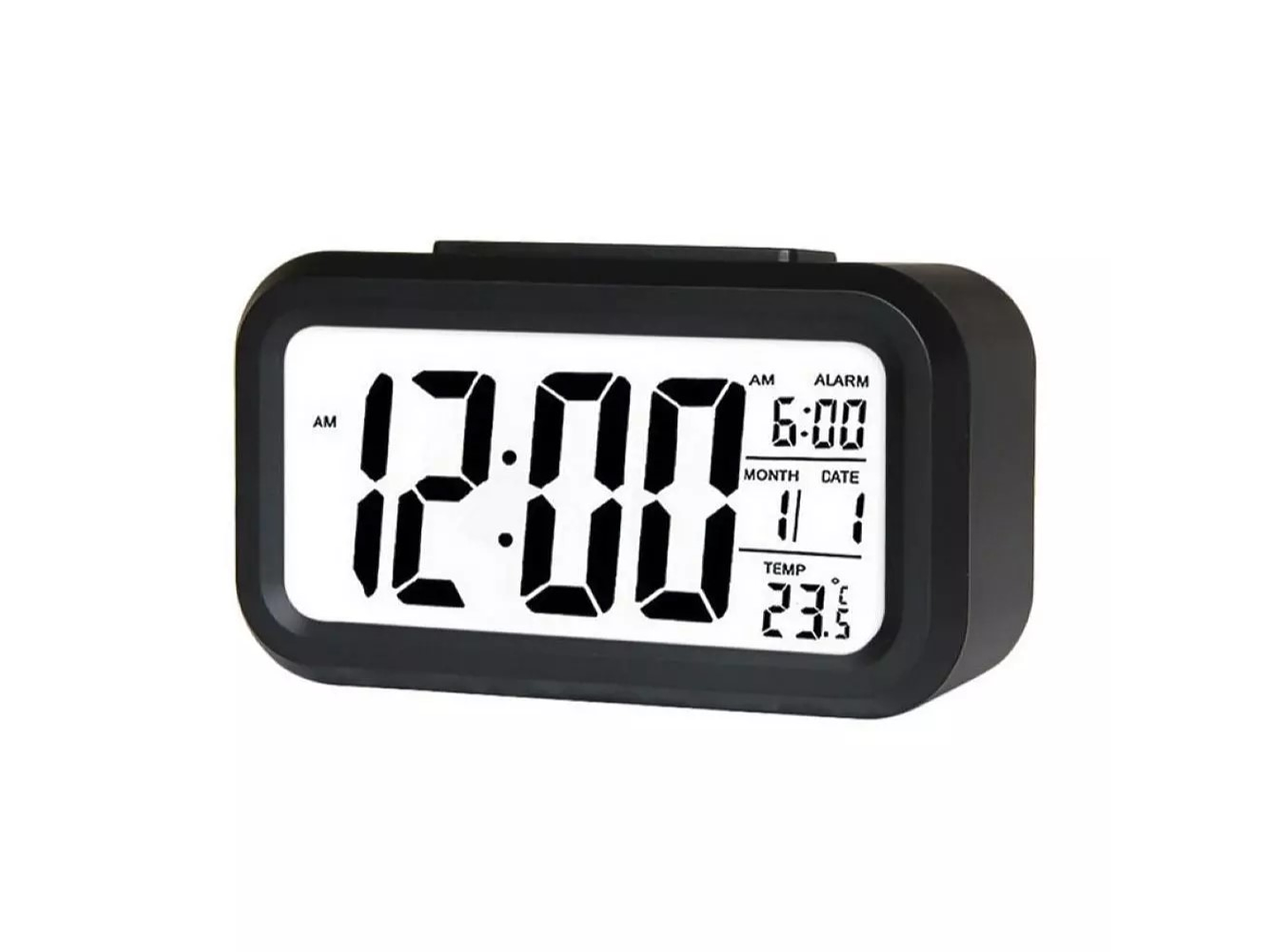 Reloj Tecnolab Pantalla Lcd TL305BK Negro Alarma 1