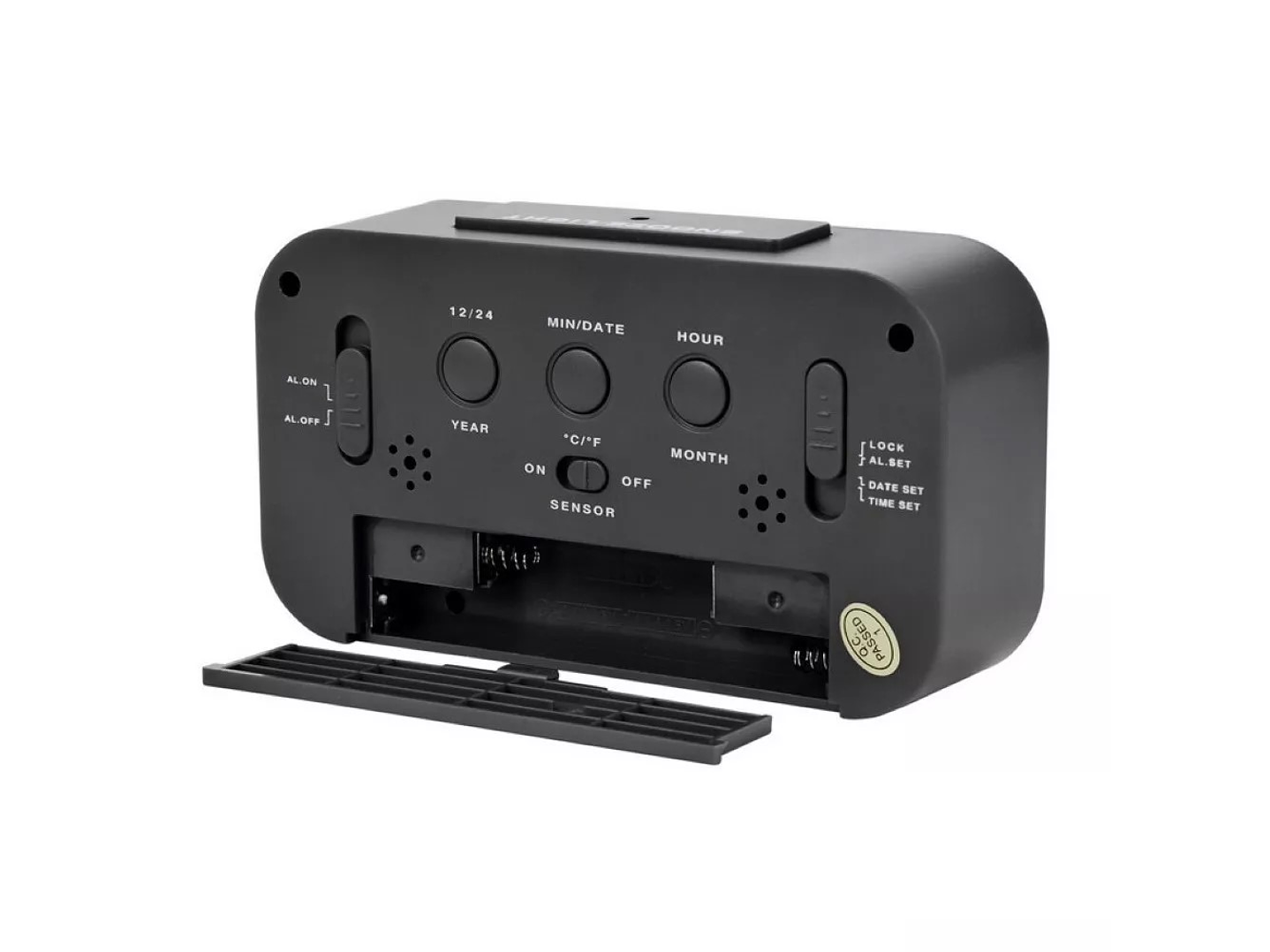 Reloj Tecnolab Pantalla Lcd TL305BK Negro Alarma 2