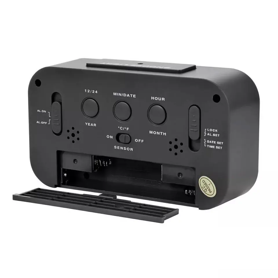 Reloj Tecnolab Pantalla Lcd TL305BK Negro Alarma 2