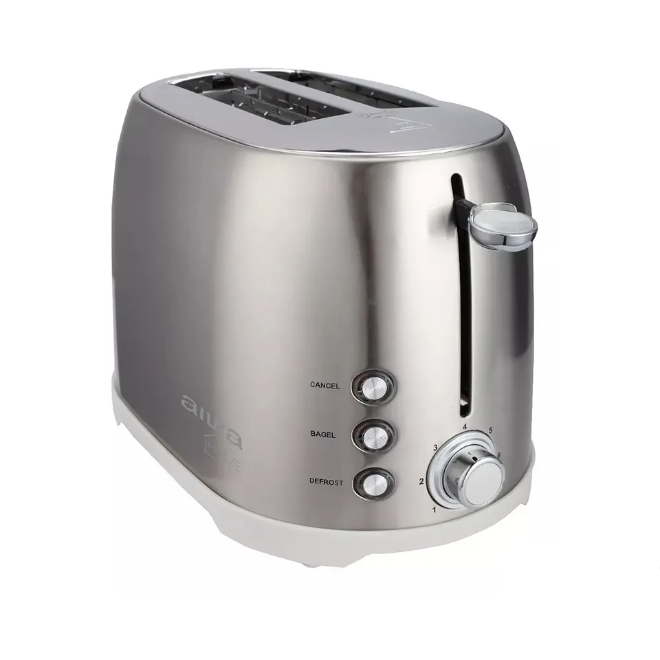 Tostadora Para 2 Rebanadas Aiwa Aw-td1729a Gris 3