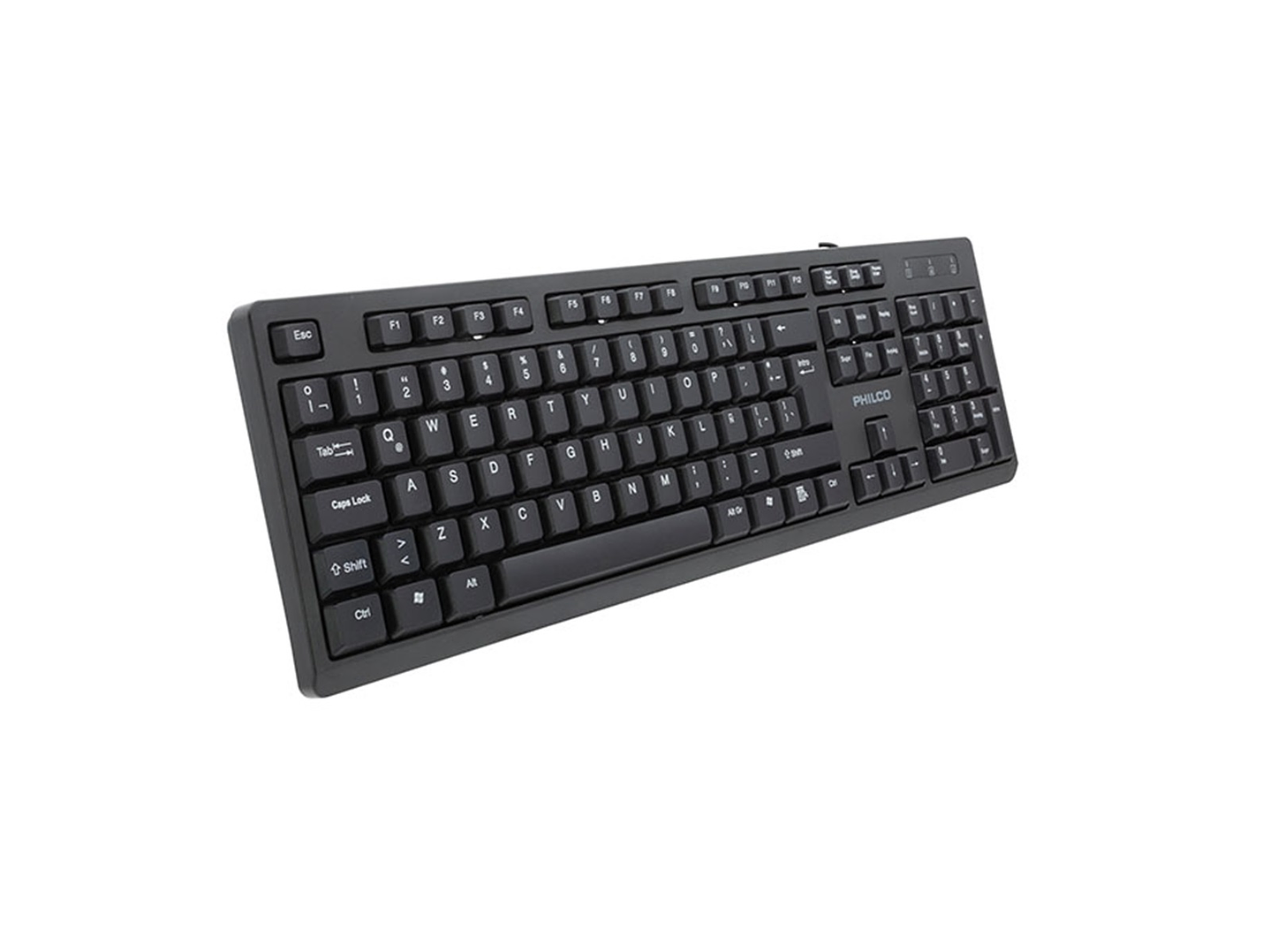 Teclado Alámbrico SPK6234B Philco Negro 1
