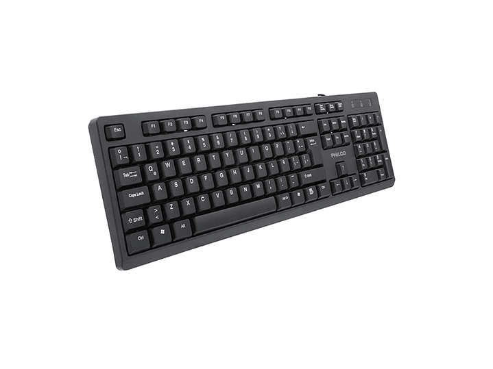 Teclado Alámbrico SPK6234B Philco Negro 1