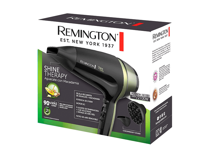 Secador Pelo Remington Shine Therapy D13A 2