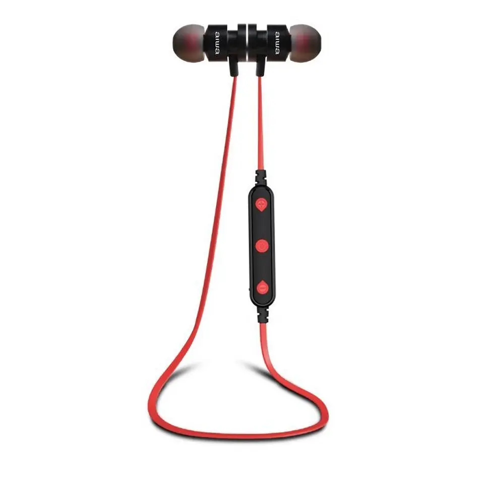 Audifonos Inalambricos Aiwa Deportivos 660BT Rojo 1