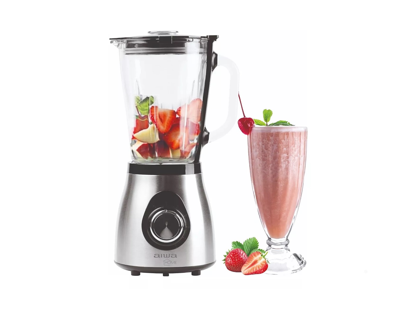 Licuadora Aiwa Acero Inoxidable 1.5l Gris 2