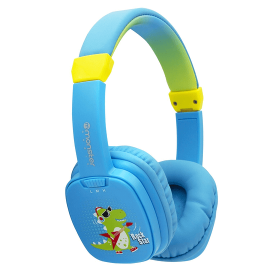 Audifonos Monster Coolkid Dino Rock Star Cableado