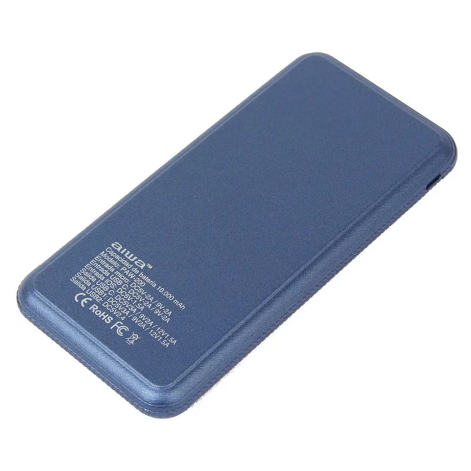 Power Bank Aiwa 10.000 Mha QC3.0 18w 4